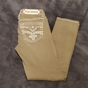 Rock Revival Crop Jean